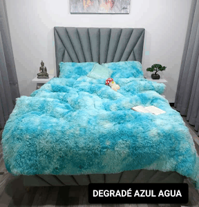 Edredón degrade azul agua