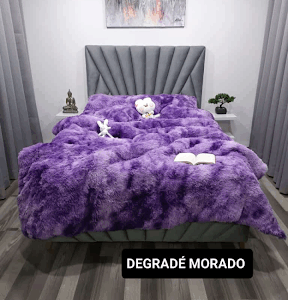 Edredón degrade morado