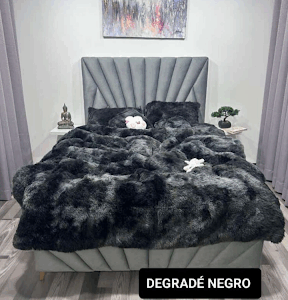 Edredón degrade negro