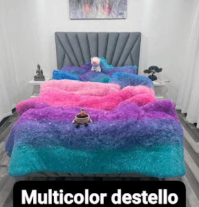 Edredón multicolor destellos  tono 1