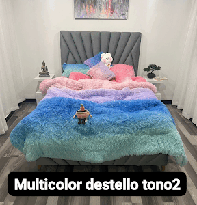 Edredón multicolor destellos  tono 2