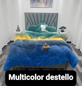Edredón multicolor destellos  tono 3