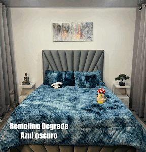Edredón remolino degrade azul oscuro