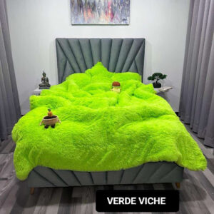 Edredón verde viche