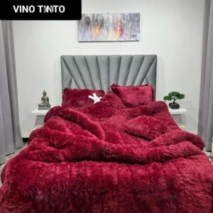 Edredón vino tinto